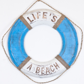 Boei_blue/white 50cm - BEACH HOUSE/LIFE'S A BEACH