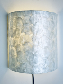 schelpen wandlamp capiz neutraal wit