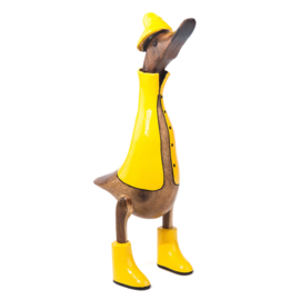 Houten eend regenpak
