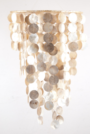 Capiz shell hanging lamp Medium 40x60 gold