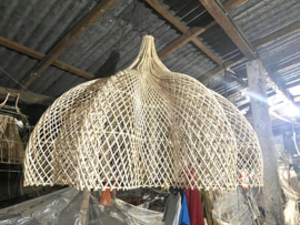 Hanglamp XXL Tiram Natural Rotan Ø75cm