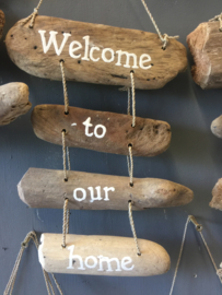 Driftwood text hangers - te leuk en goed kado!