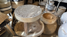 Teak Tafeltje Timor 45cm diameter