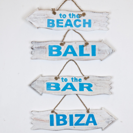 Pijl_white/blue_Bali/Ibiza/to the bar/to the beach