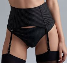 Marlies Dekkers: Gloria - Porte jarretelle - Zwart/Wit