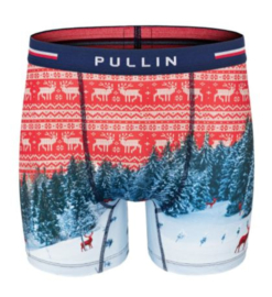 Pullin: X Mas Dear - Boxer - Rood/Blauw