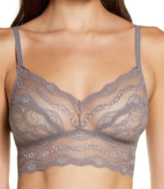 B.Tempt'd: Lace Kiss - Bralette Set - Taupe