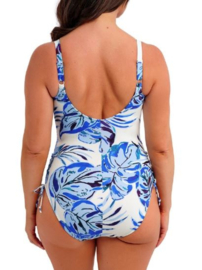 Fantasie: Kefalonia - Badpak - Wit/Blauw