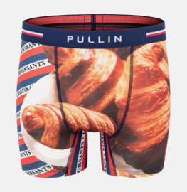 Pullin: Love Croissants - Boxer - Bruin/Blauw