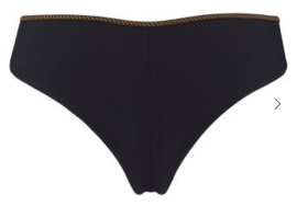 Marlies Dekkers: Pirate Queen - Butterfly slip - Zwart/Goud