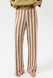 Mey: Vivid Lines - Broek - Kaki/Roos