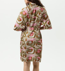 Mey: Nostalgic Geo - Kleed - Kaki/Pink