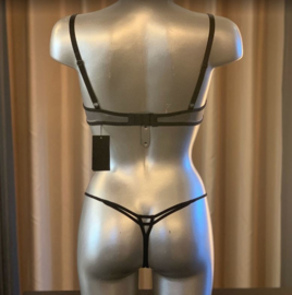 Marlies Dekkers: Secret Spider - Balconette Setje - Grijs/Zwart