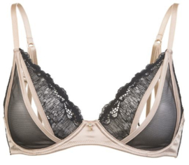 Sapph: Odette - Balconette - Zwart/Goud