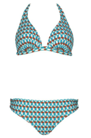 Sunflair: Qubic - Bikini - Aqua/Multi