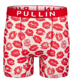 Pullin: Lovers - Boxer - Rood/Wit