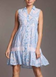 Iconique: Elsa - Kleed - Wit/Blauw