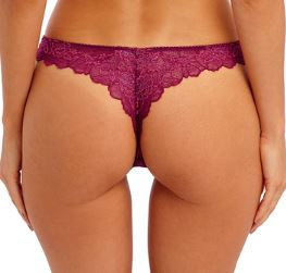 Wacoal: Lace Perfection - String - Bordeau