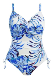 Fantasie: Kefalonia - Badpak - Wit/Blauw