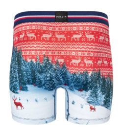 Pullin: X Mas Dear - Boxer - Rood/Blauw