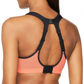 Shock Absorber: Fly Bra - Sport BH - Zwart/Oranje