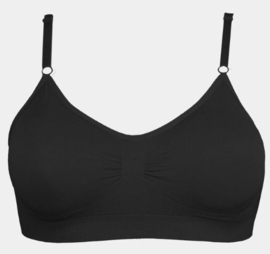 Magic Bodyfashion: Comfort Bra Bamboo - BH Top - Zwart