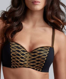 Marlies Dekkers: Pirate Queen - Corbeille - Zwart/Goud