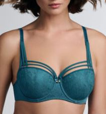 Marlies Dekkers: Dame De Paris - Corbeille - Lagoon Blue/Kant