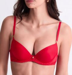 Aubade: Sheer Emotion - Push-Up - Rood
