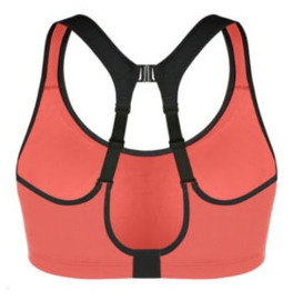 Shock Absorber: Fly Bra - Sport BH - Zwart/Oranje