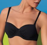 Color Up Your Life: Mix & Match - Bikini Top - Zwart