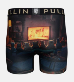Pullin: Telechat - Boxer - Blauw/Oranje