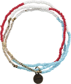 Barts: Ding - Ketting/Armband - Rood/Blauw