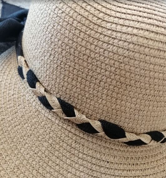 Olympia: Praia - Hoed - Beige/Zwart