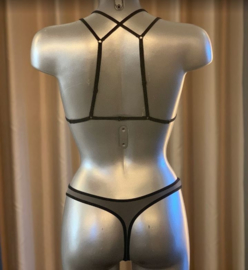 Marlies Dekkers: Secret Spider - Triangle Setje - Grijs/Zwart