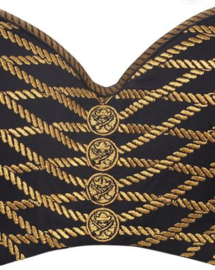 Marlies Dekkers: Pirate Queen - Corbeille - Zwart/Goud