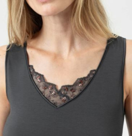 Mey: Delightful - Top - Antraciet/Koper