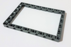 39790 Dark Bluish Gray Technic, Liftarm 11 x 15 Open Center Frame Thick