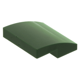 15068 Dark Green Slope, Curved 2 x 2 No Studs
