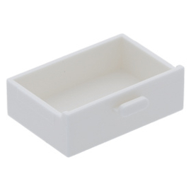 4536 White Container, Cupboard 2 x 3 Drawer