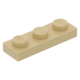 3623 Tan Plate 1 x 3