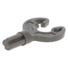 40144 Dark Bluish Gray Technic, Axle 1L with Rotation Clip