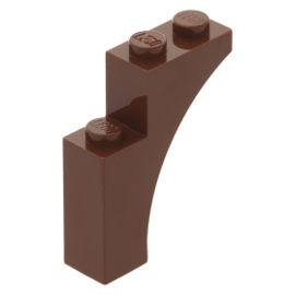 13965 Reddish Brown Brick, Arch 1 x 3 x 3