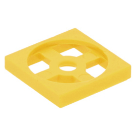 3680 Yellow Turntable 2 x 2 Plate, Base