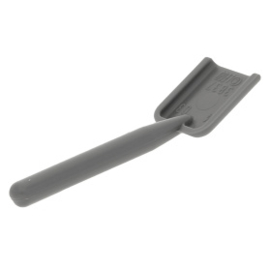 3837 Dark Bluish Gray Minifig, Utensil Shovel (Round Stem End)
