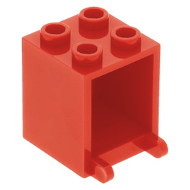 4345 Red Container, Box 2 x 2 x 2