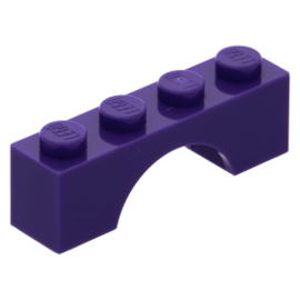 3659 Arch 1 x 4 dark purple