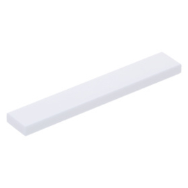 6636 White Tile 1 x 6