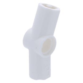 32016 / 42128 White Technic, Axle and Pin Connector Angled #3 - 157.5 degrees