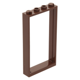 60596 Door Frame 1 x 4 x 6 Type 2, reddish brown